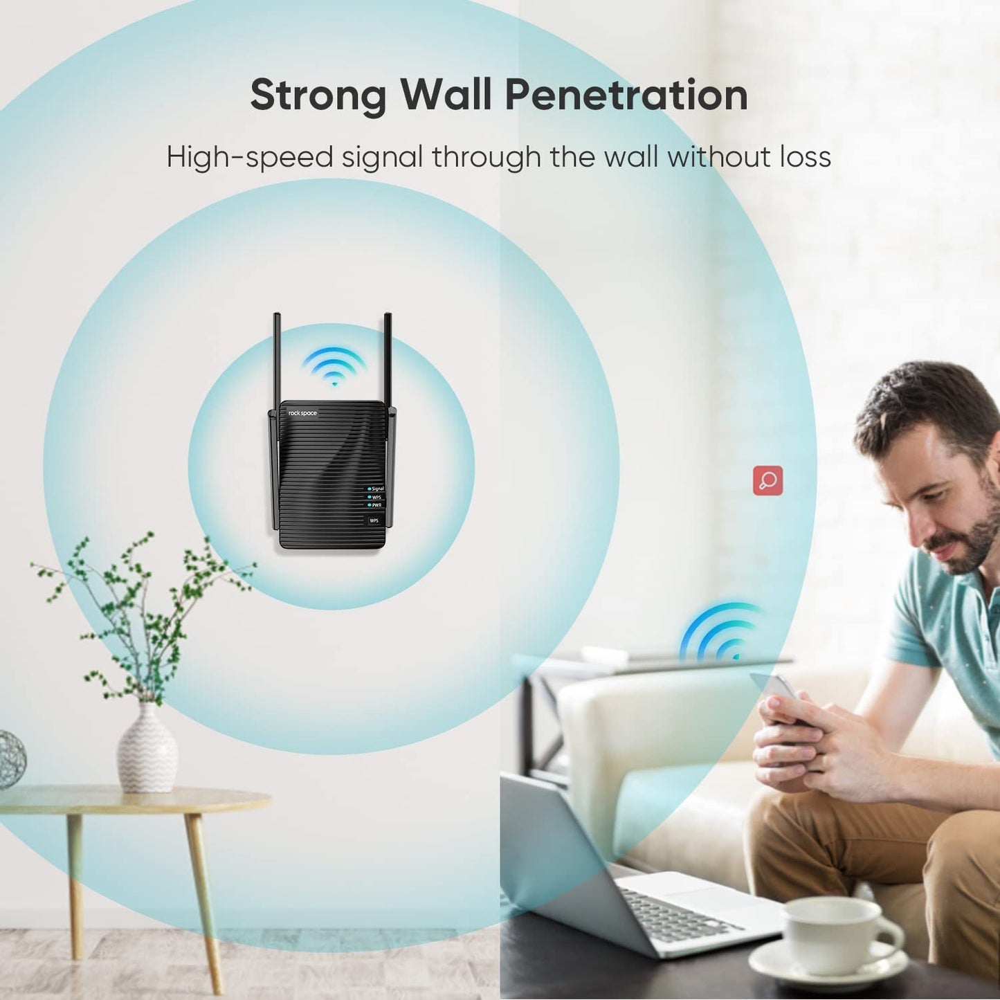 WiFi Extender Home WiFi Booster Dual-band Wireless Extension Supports Multiple Devices