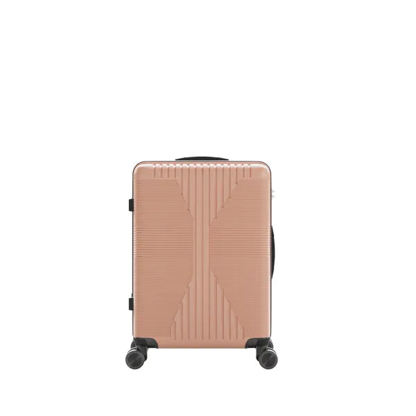 Non-TSA Customs Lock 3-in-1 PP Trolley Case, 20in, 24in, 28in PP Rose Gold