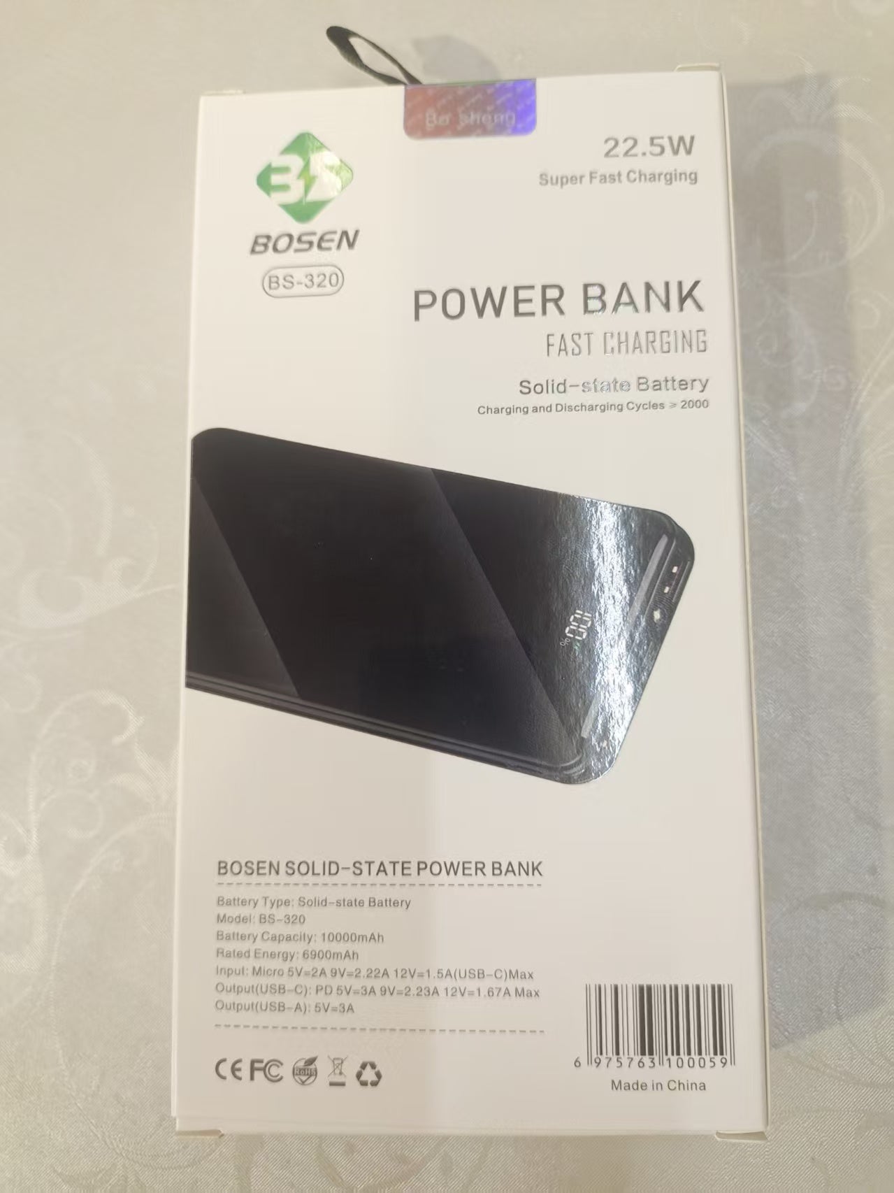 Portable Power Bank  Fast Charging Universal Battery Pack For IPhone, Android & All Devices, Compact & Lightweight,  Travel-Friendly