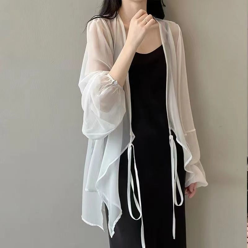 Chinese-style Sun-protective Cardigan For Women