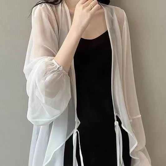 Chinese-style Sun-protective Cardigan For Women