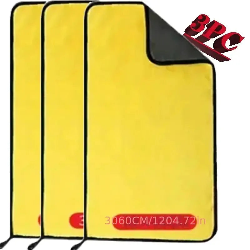 Super Microfiber Car Cleaning Towel - Reusable Car Detail Cloth For Seamless Glass/Upholstery/Furniture Tables/Chairs/Flooring, Fast-absorbing, Lint-Free Household And Vehicle Care Fabrics