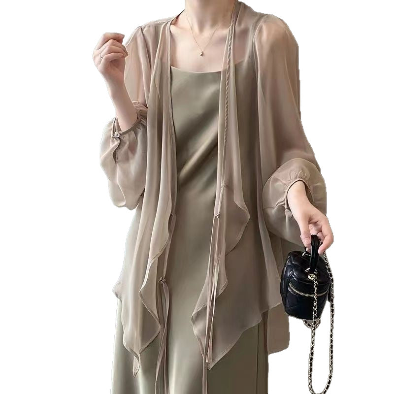Chinese-style Sun-protective Cardigan For Women