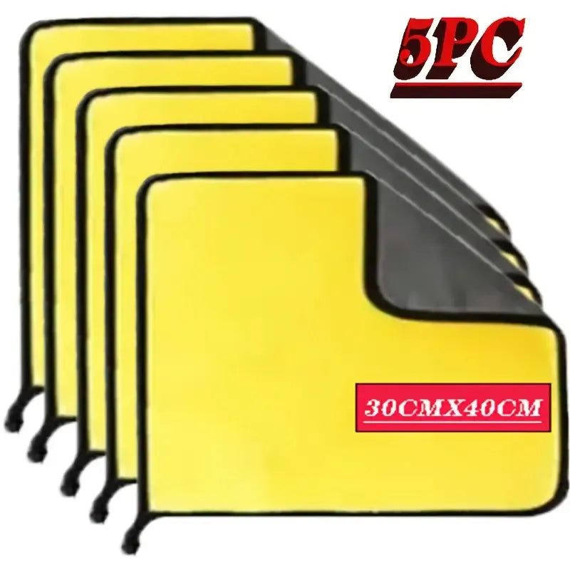 Super Microfiber Car Cleaning Towel - Reusable Car Detail Cloth For Seamless Glass/Upholstery/Furniture Tables/Chairs/Flooring, Fast-absorbing, Lint-Free Household And Vehicle Care Fabrics